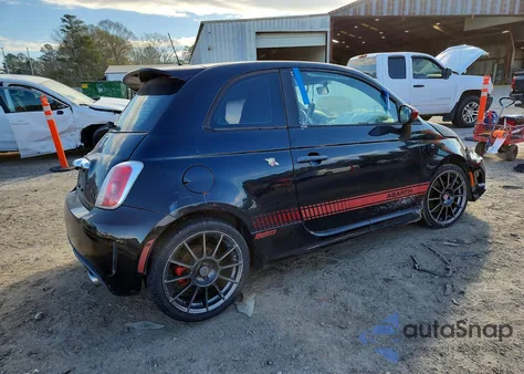 2013 Fiat 500 Abarth z USA, uszkodzony, nr VIN 3C3CFFFH4DT607186